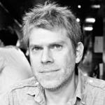 Headshot of a Man with Spiky Hair