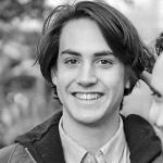 Headshot of a Man with Long Hair